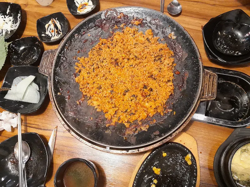 쭈꾸미볶음 후 볶아 먹는 볶음밥