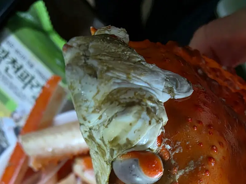 살이 꽉 찬 대게