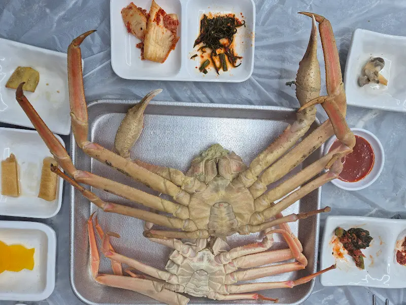 싱싱한 대게의 모습