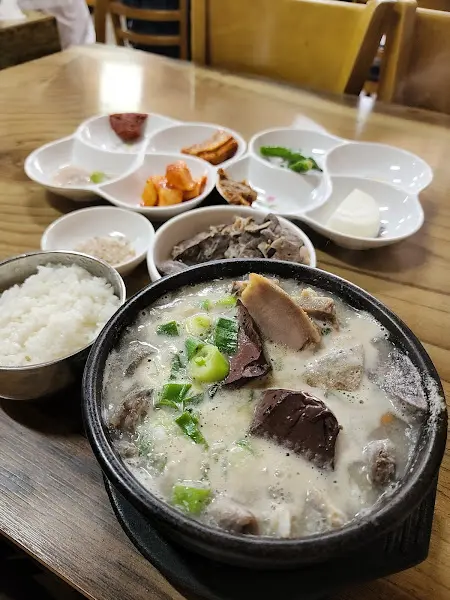 순대국밥과 밑반찬