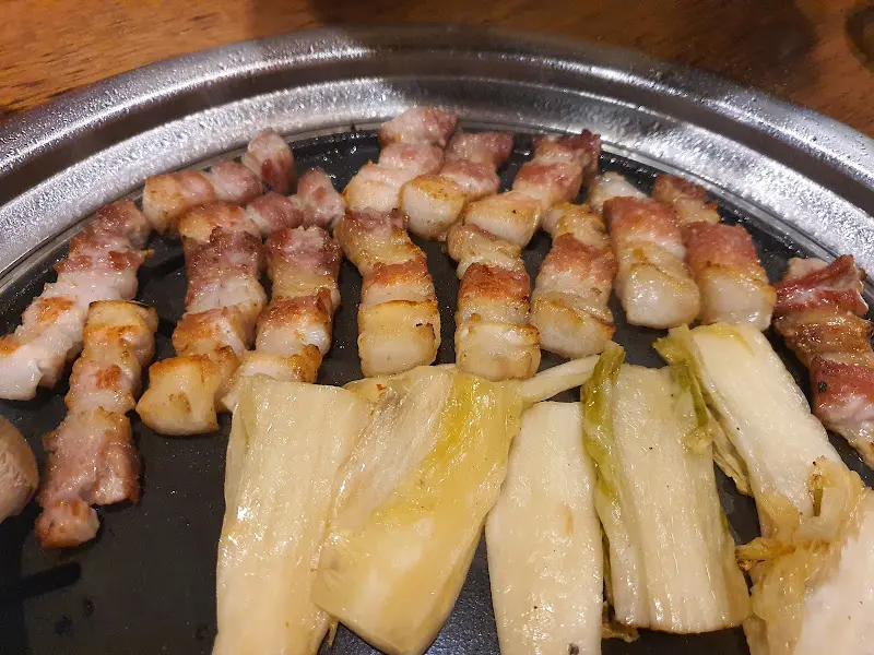 삼겹살 крупным планом