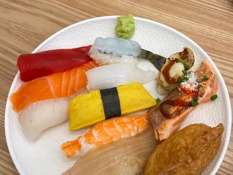 모듬 초밥 근접 촬영