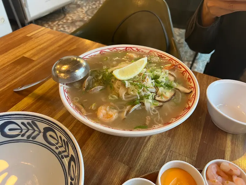 백합쌀국수 클로즈업