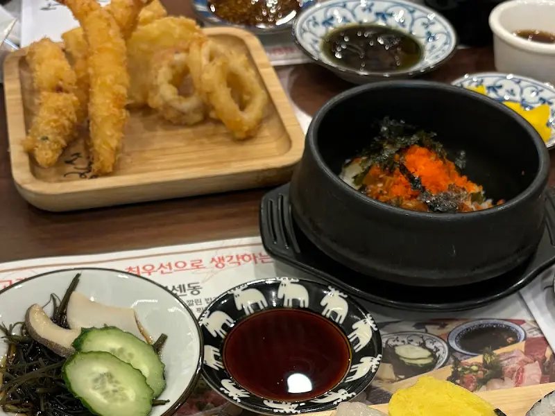 소풍 초밥집 상차림