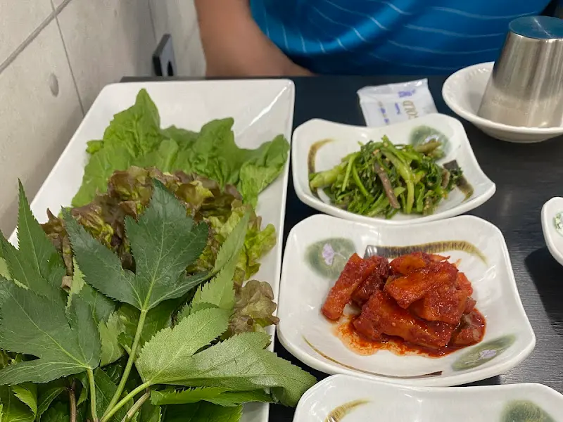 장원쌈밥 쌈채소