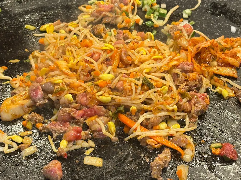 와규 구절판 치즈볶음밥