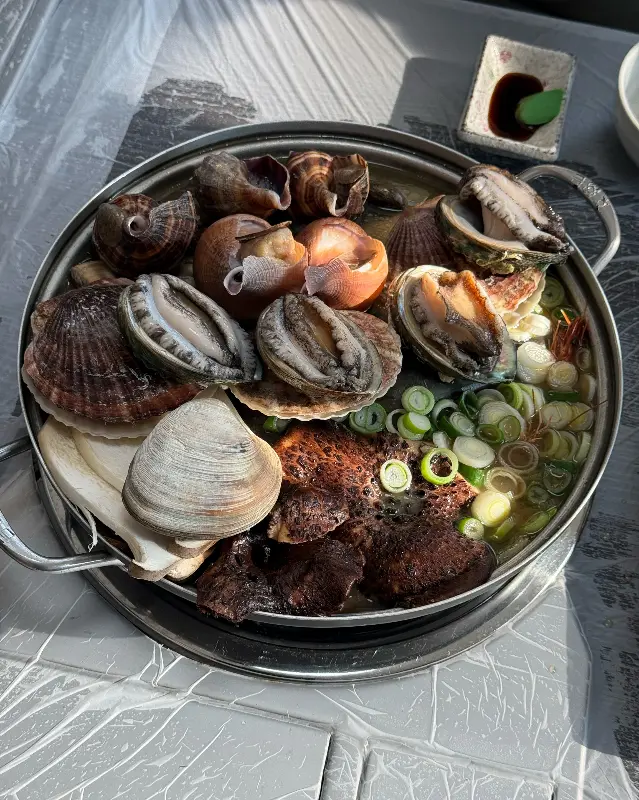 해물닭백숙 재료