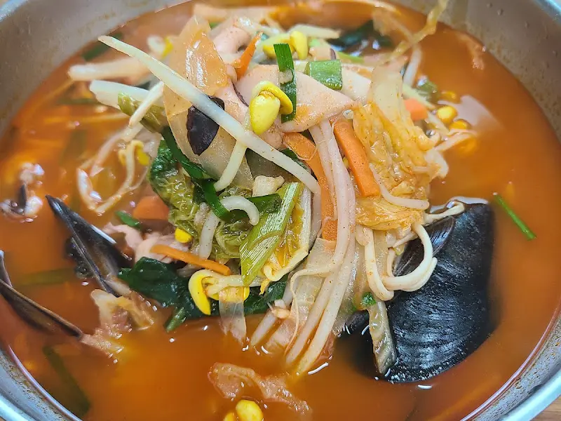 해물짬뽕 디테일 샷