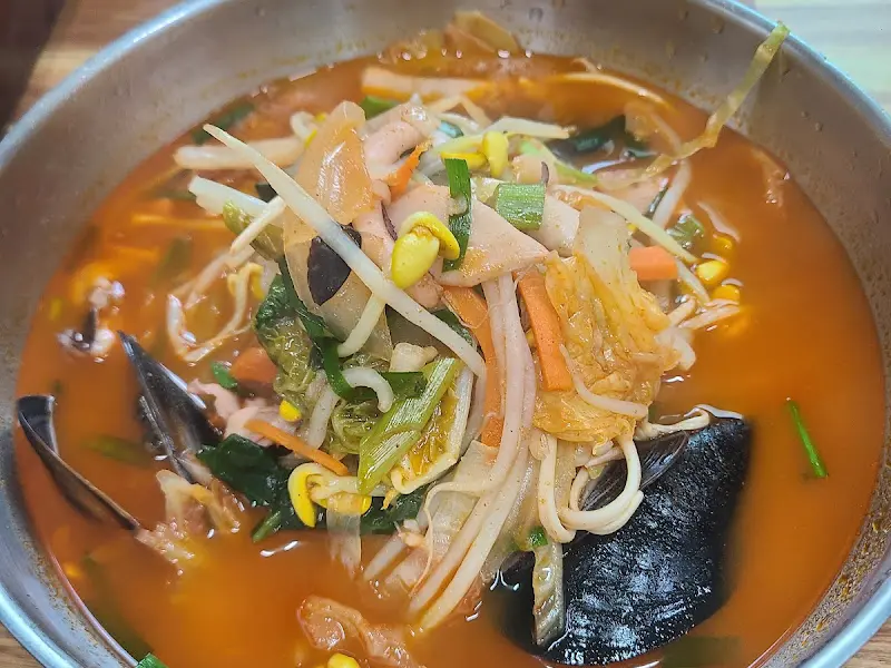해물짬뽕 내용물
