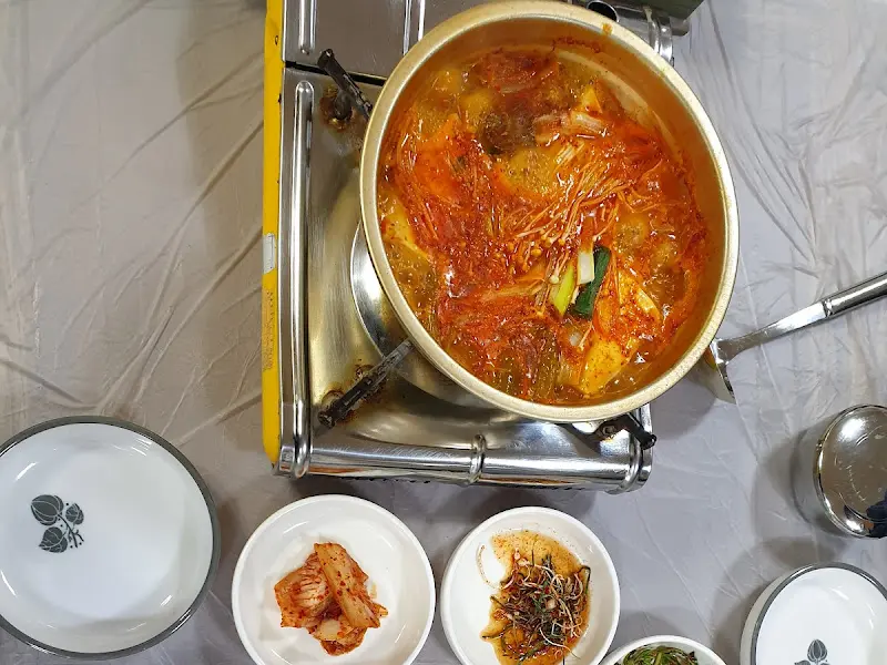 사태김치찌개 항공샷