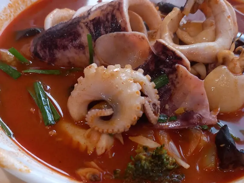 해산물이 가득한 짬뽕