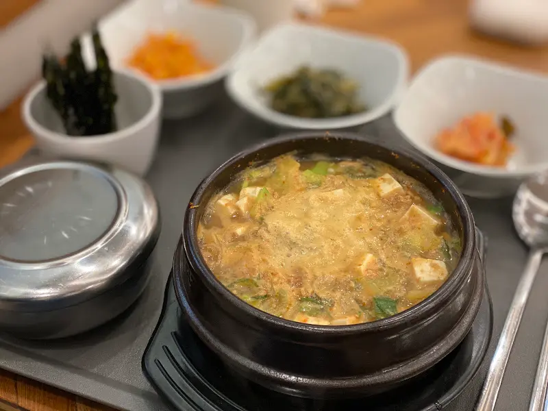 된장찌개 한 상 차림