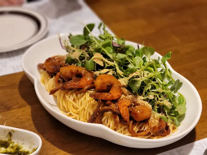 새우 관자 파스타