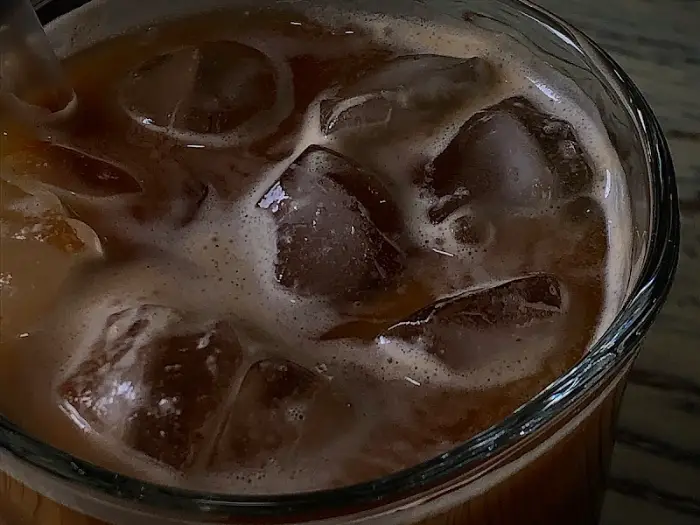 아이스 커피 클로즈업