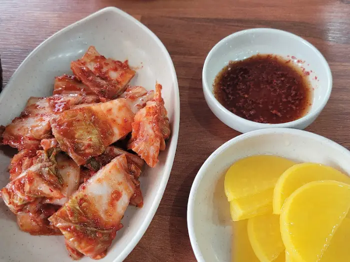 김치와 단무지 사진