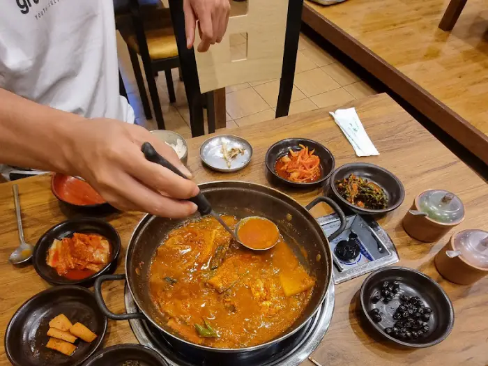 굴국밥 클로즈업