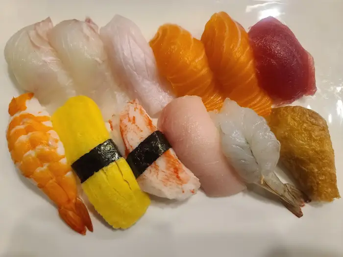 다양한 종류의 초밥