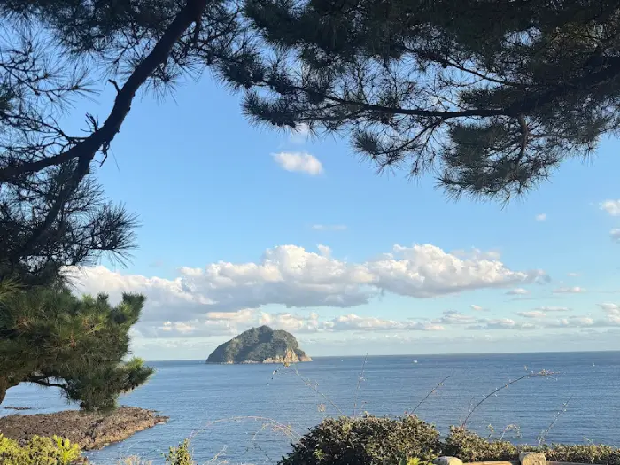 푸른 바다와 섬, 그리고 소나무