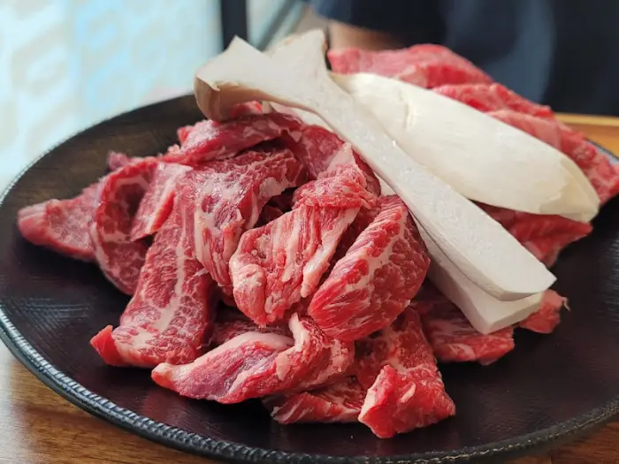 한우 모듬 한 접시