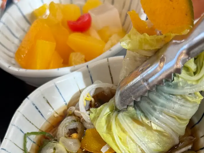 월남쌈 재료와 소스