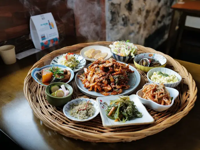 전체적인 상차림 모습