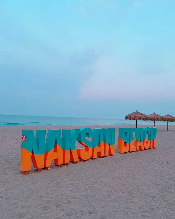 낙산해변의 조형물