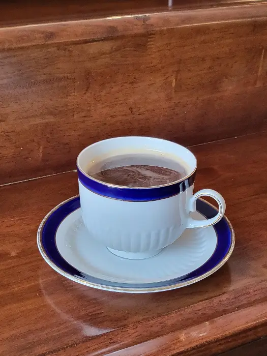 따뜻한 커피 한 잔