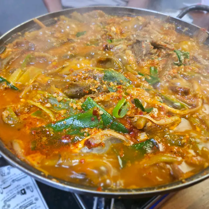 메기매운탕 클로즈업