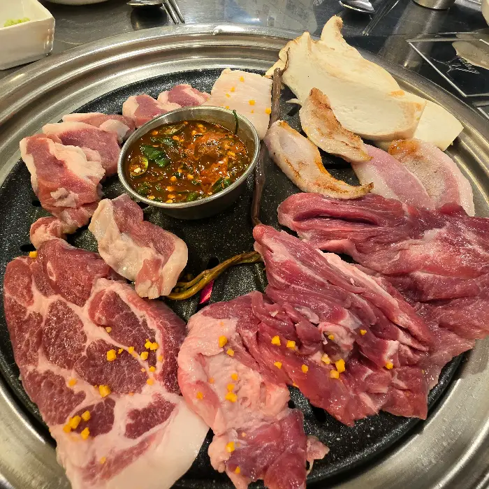 모듬 고기 상세