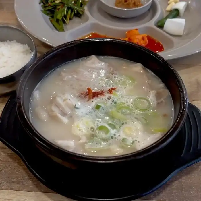 돼지국밥 클로즈업 사진