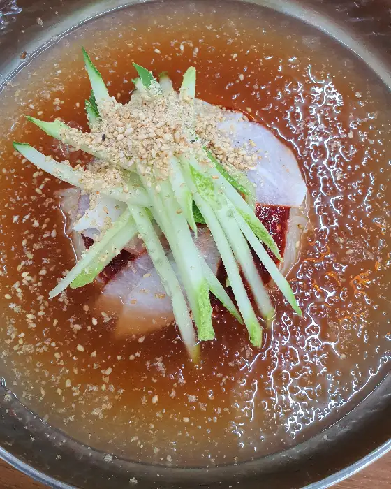 물비빔냉면 클로즈업