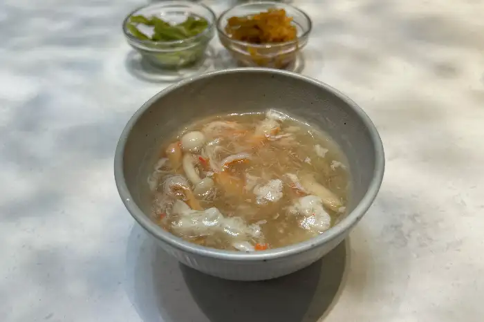 도원스타일 코스 요리 스프