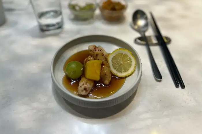 도원스타일 깐풍기 혹은 칠리새우 비주얼