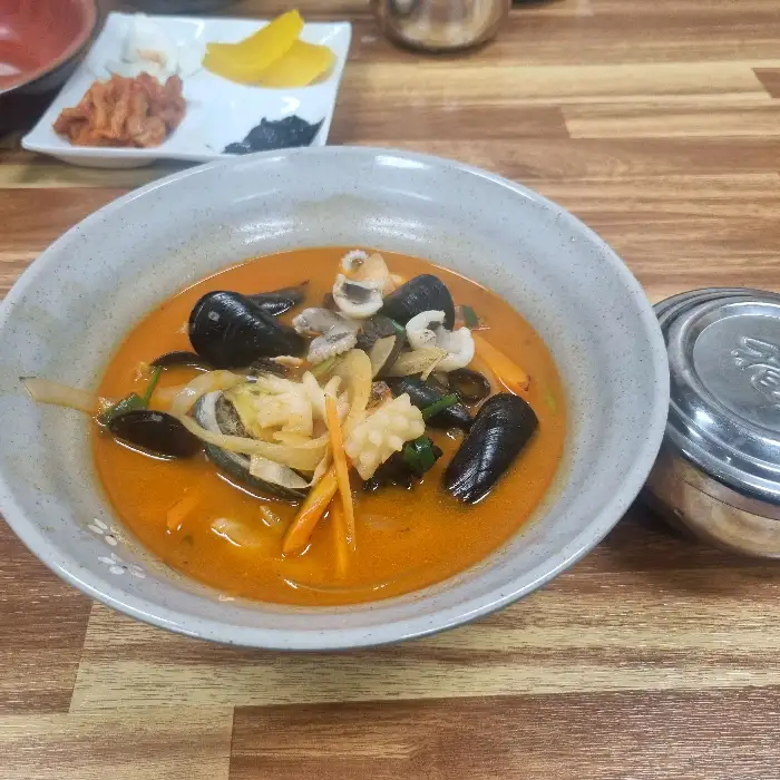 해물 짬뽕 클로즈업