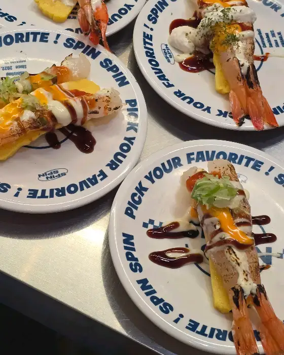 새우가 올라간 초밥