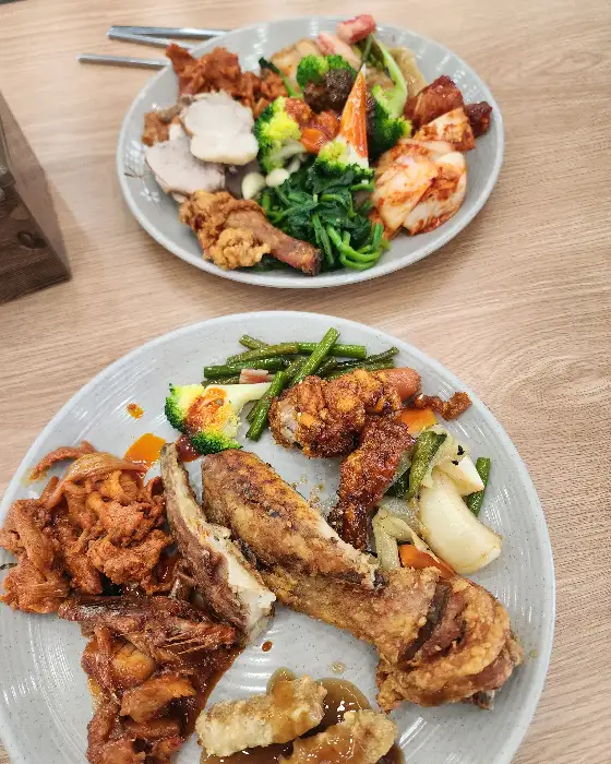 초원애한식뷔페 명함