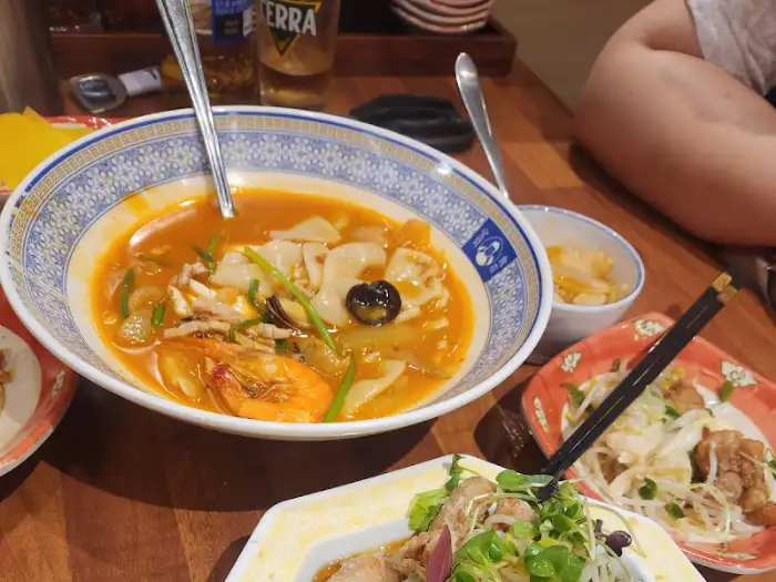 보배반점 짬뽕과 사이드 메뉴