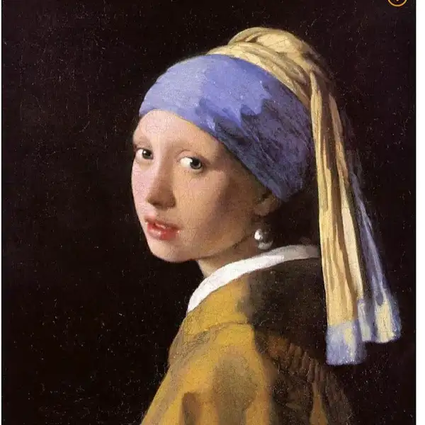 진주 귀걸이를 한 소녀 그림