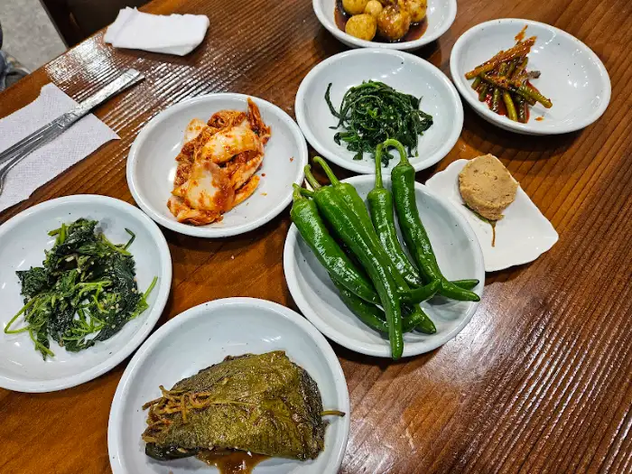 푸짐한 식사 상차림