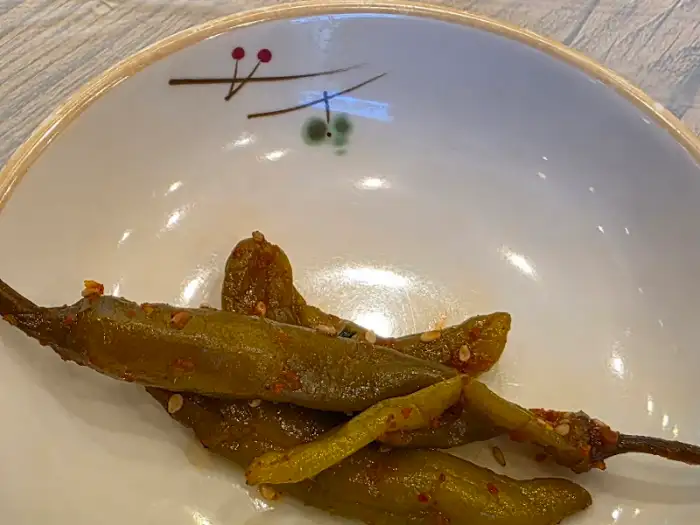 매콤한 고추 반찬