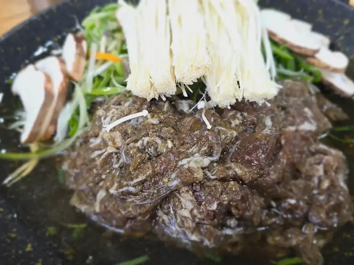 신선한 한우 불고기 전골