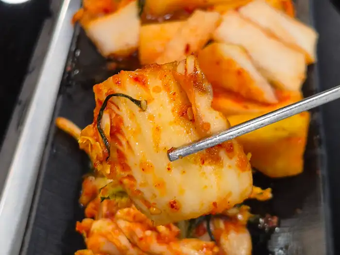 매콤한 비주얼의 배추김치