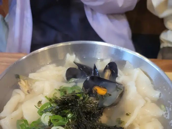 해물 칼국수 비주얼