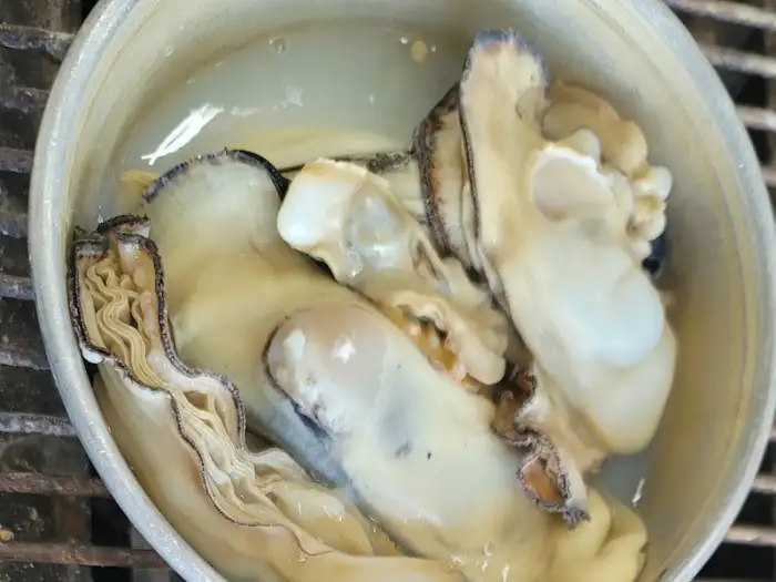 조리된 굴의 모습