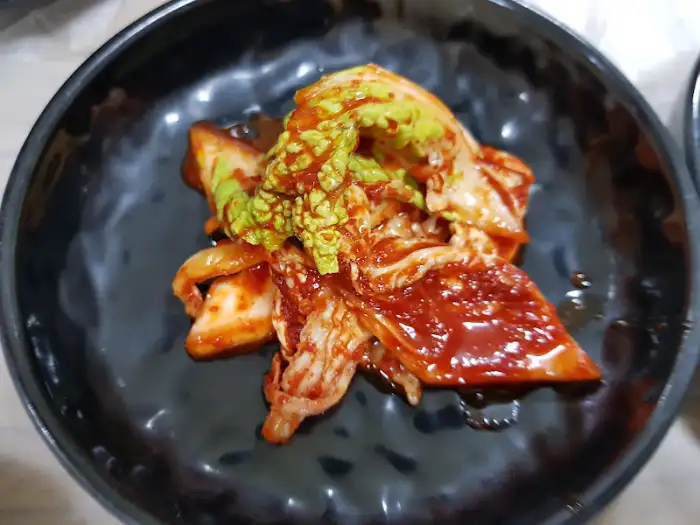 맛있게 보이는 김치