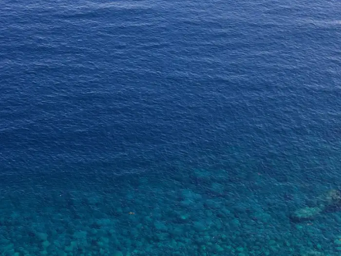 깊은 바다의 색감