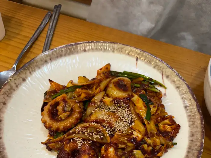 착한낙지 테이블 세팅