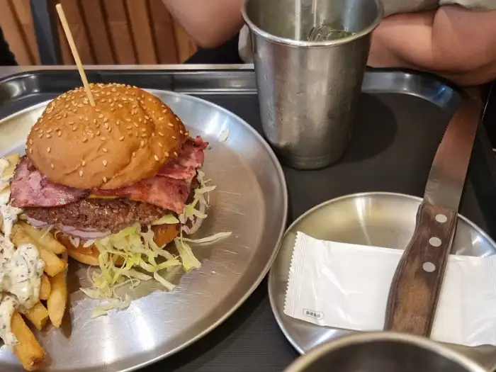 버거 단면 모습