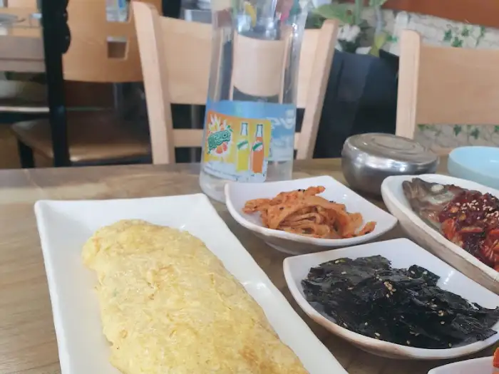 계란말이와 코다리구이 클로즈업 사진