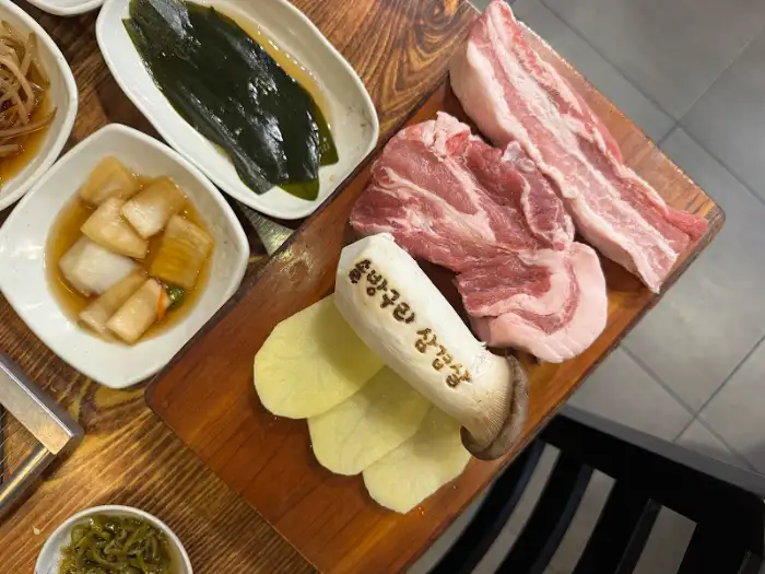 삼겹살과 버섯, 감자